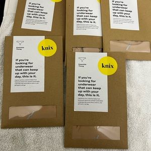 Knix Essential Thong Brand New XL (5) count